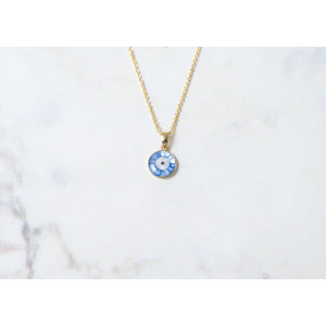 The Evil Eye Collection Pendant 8mm Lapis Blue Including Adjustable Necklace up to 45cm