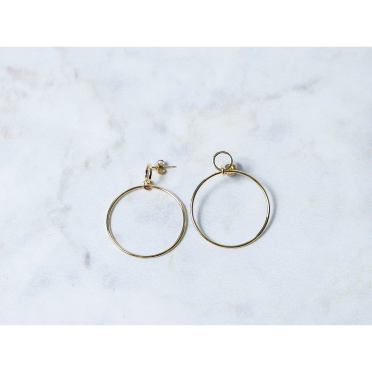 The Urban Earrings Collection Bold and Noble Non Tarnish Gold Colour