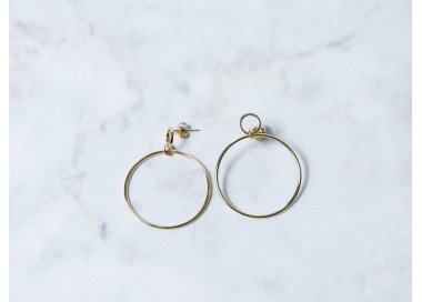 The Urban Earrings Collection Bold and Noble Non Tarnish Gold Colour