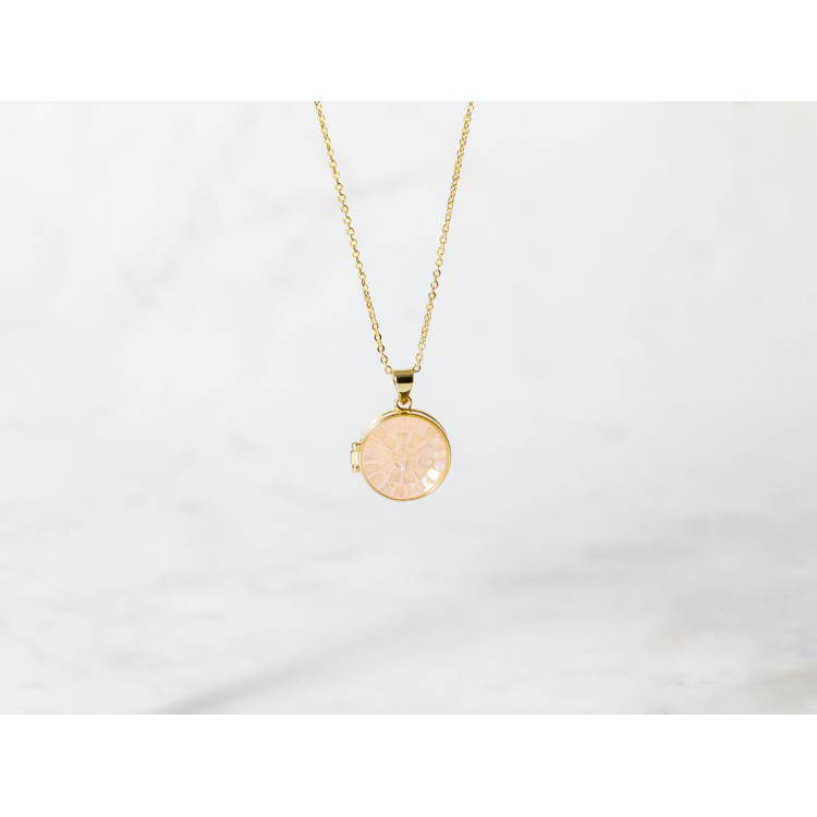 The Pendant Locket Collection Non Tarnish Gold Colour