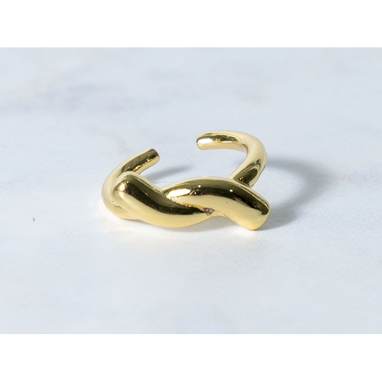 The Infinity Ring Collection Elegance and Chic Freesize Non Tarnish Gold Colour