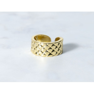 The Infinity Ring Collection Elegance and Chic Freesize Non Tarnish Gold Colour