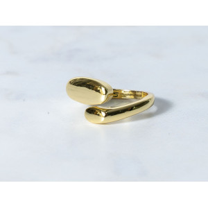 The Infinity Ring Collection Elegance and Chic Freesize Non Tarnish Gold Colour