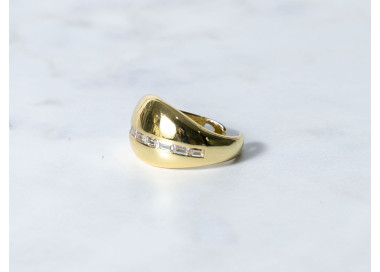 The Infinity Ring Collection Elegance and Chic Freesize Non Tarnish Gold Colour