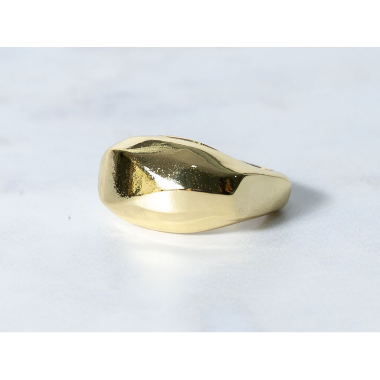 The Infinity Ring Collection Elegance and Chic Freesize Non Tarnish Gold Colour