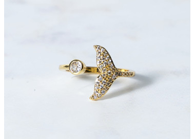 The Infinity Ring Collection Elegance and Chic Freesize Non Tarnish Gold Colour