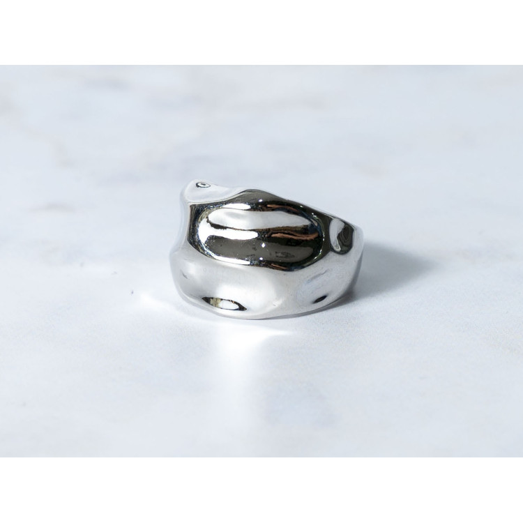 The Infinity Ring Collection Elegance and Chic Freesize Non Tarnish Silver Colour