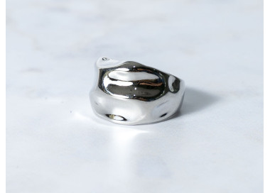 The Infinity Ring Collection Elegance and Chic Freesize Non Tarnish Silver Colour