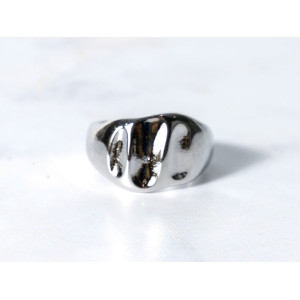 The Infinity Ring Collection Elegance and Chic Freesize Non Tarnish Silver Colour