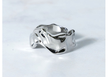 The Infinity Ring Collection Elegance and Chic Freesize Non Tarnish Silver Colour