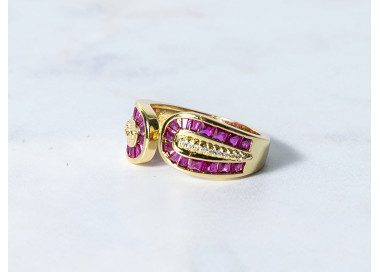 The Infinity Ring Collection Elegance and Chic Freesize Non Tarnish Gold Colour