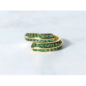 The Infinity Ring Collection Elegance and Chic Freesize Non Tarnish Gold Colour