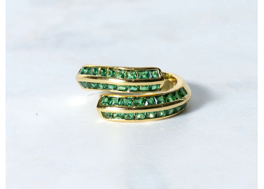 The Infinity Ring Collection Elegance and Chic Freesize Non Tarnish Gold Colour