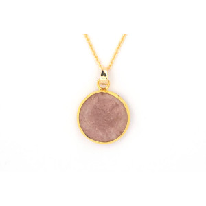 The Moon Collection Pendant 10mm Magic Violet Including Adjustable Necklace up to 45cm