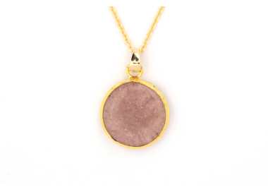 The Moon Collection Pendant 10mm Magic Violet Including Adjustable Necklace up to 45cm