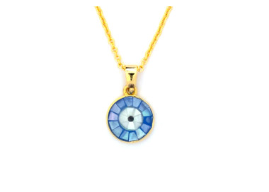 The Evil Eye Collection Pendant 8mm Lapis Blue Including Adjustable Necklace up to 45cm