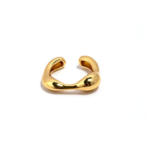 The Infinity Ring Collection Elegance and Chic Freesize Non Tarnish Gold Colour