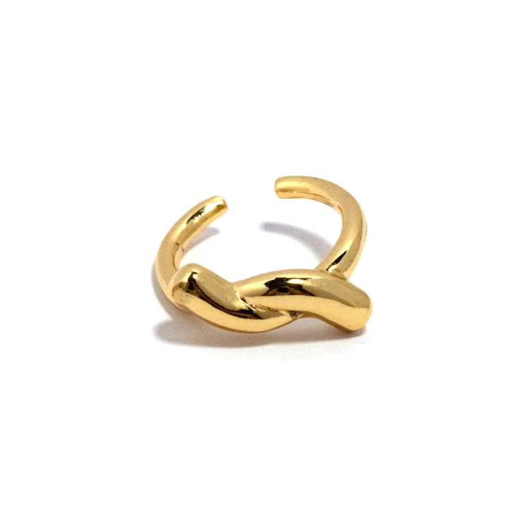 The Infinity Ring Collection Elegance and Chic Freesize Non Tarnish Gold Colour