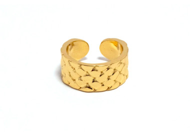 The Infinity Ring Collection Elegance and Chic Freesize Non Tarnish Gold Colour