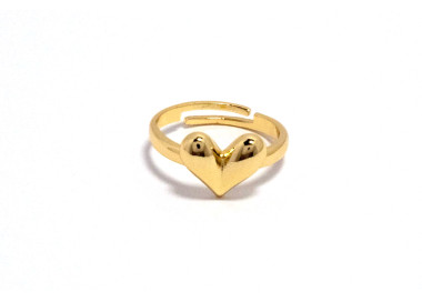 The Infinity Ring Collection Elegance and Chic Freesize Non Tarnish Gold Colour