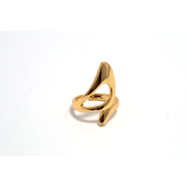 The Infinity Ring Collection Elegance and Chic Freesize Non Tarnish Gold Colour