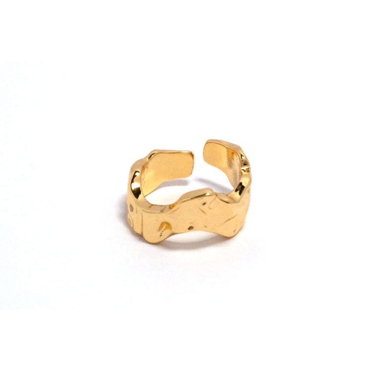 The Infinity Ring Collection Elegance and Chic Freesize Non Tarnish Gold Colour