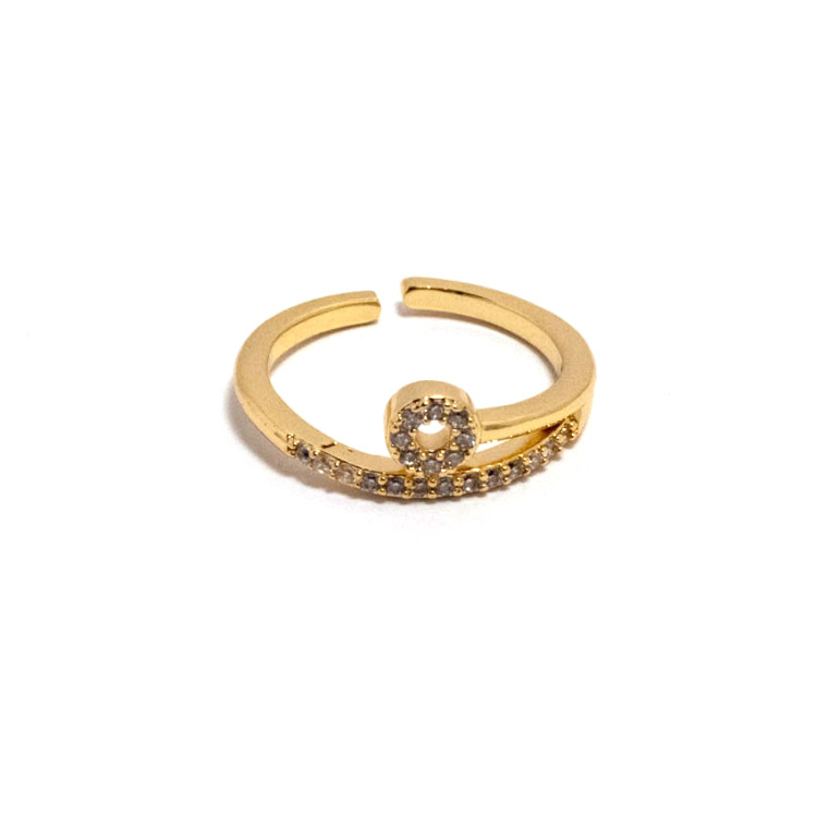 The Infinity Ring Collection Elegance and Chic Freesize Non Tarnish Gold Colour