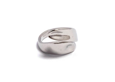 The Infinity Ring Collection Elegance and Chic Freesize Non Tarnish Silver Colour