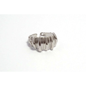 The Infinity Ring Collection Elegance and Chic Freesize Non Tarnish Silver Colour