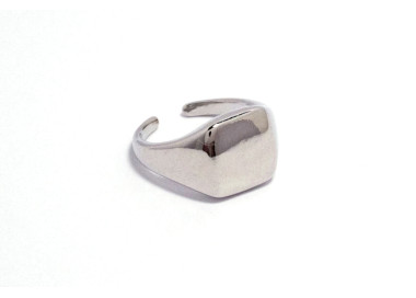 The Infinity Ring Collection Elegance and Chic Freesize Non Tarnish Silver Colour