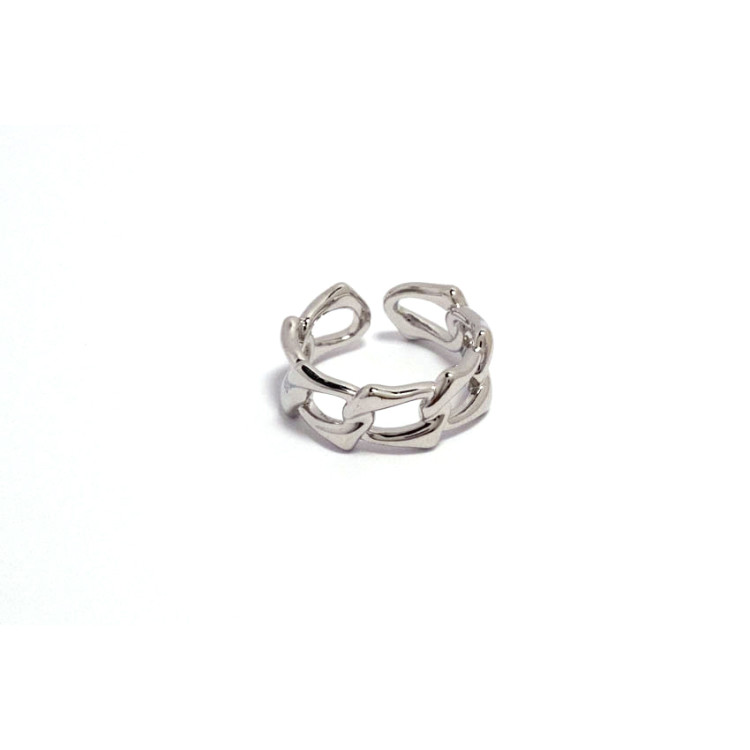 The Infinity Ring Collection Elegance and Chic Freesize Non Tarnish Silver Colour