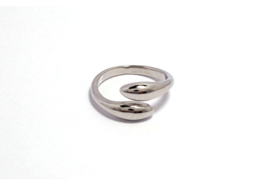 The Infinity Ring Collection Elegance and Chic Freesize Non Tarnish Silver Colour