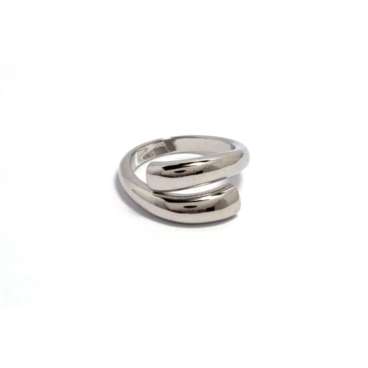 The Infinity Ring Collection Elegance and Chic Freesize Non Tarnish Silver Colour