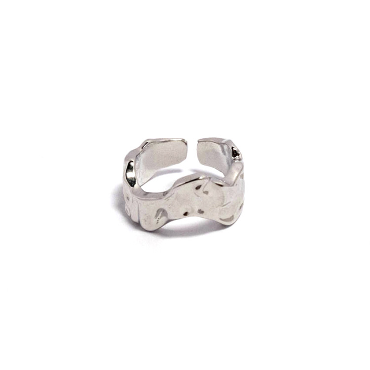 The Infinity Ring Collection Elegance and Chic Freesize Non Tarnish Silver Colour