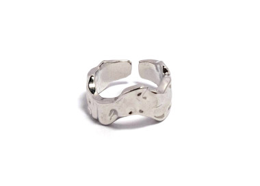 The Infinity Ring Collection Elegance and Chic Freesize Non Tarnish Silver Colour