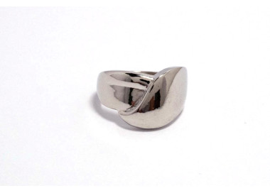 The Infinity Ring Collection Elegance and Chic Freesize Non Tarnish Silver Colour