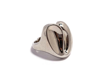 The Infinity Ring Collection Elegance and Chic Freesize Non Tarnish Silver Colour