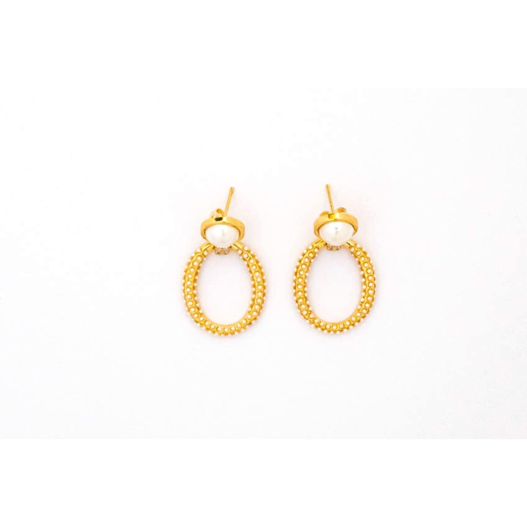 The Urban Earrings Collection Bold and Noble Non Tarnish Gold Colour