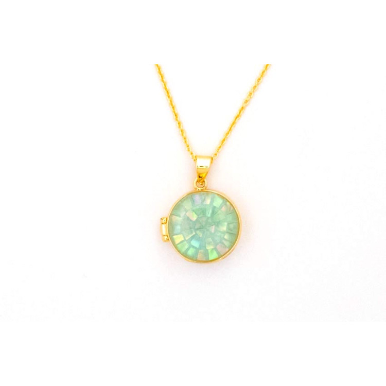 The Pendant Locket Collection Non Tarnish Gold Colour