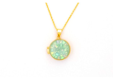 The Pendant Locket Collection Non Tarnish Gold Colour