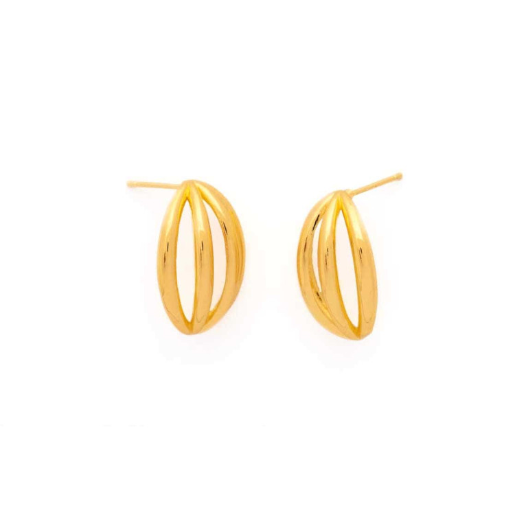 The Urban Earrings Collection Bold and Noble Non Tarnish Gold Colour