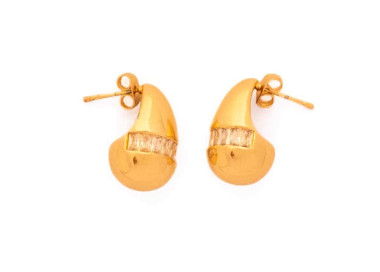 The Urban Earrings Collection Bold and Noble Non Tarnish Gold Colour