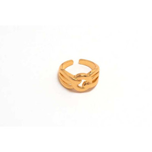 The Infinity Ring Collection Elegance and Chic Non Tarnish Gold Colour