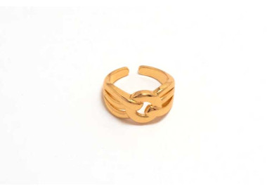 The Infinity Ring Collection Elegance and Chic Non Tarnish Gold Colour