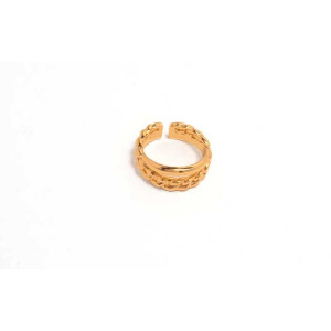 The Infinity Ring Collection Elegance and Chic Non Tarnish Gold Colour