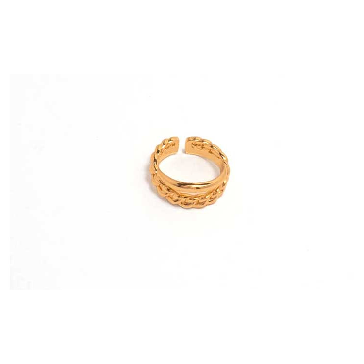 The Infinity Ring Collection Elegance and Chic Non Tarnish Gold Colour