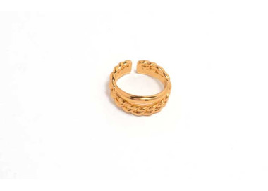 The Infinity Ring Collection Elegance and Chic Non Tarnish Gold Colour