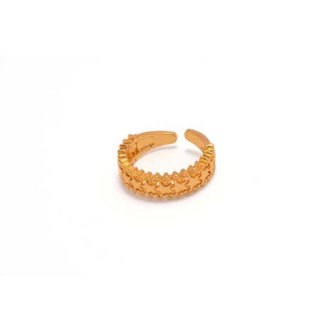 The Infinity Ring Collection Elegance and Chic Non Tarnish Gold Colour