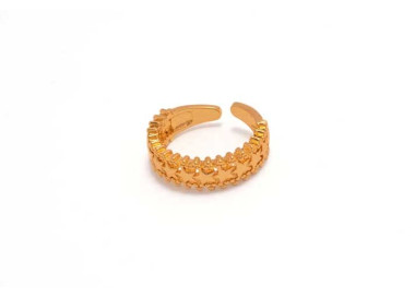 The Infinity Ring Collection Elegance and Chic Non Tarnish Gold Colour