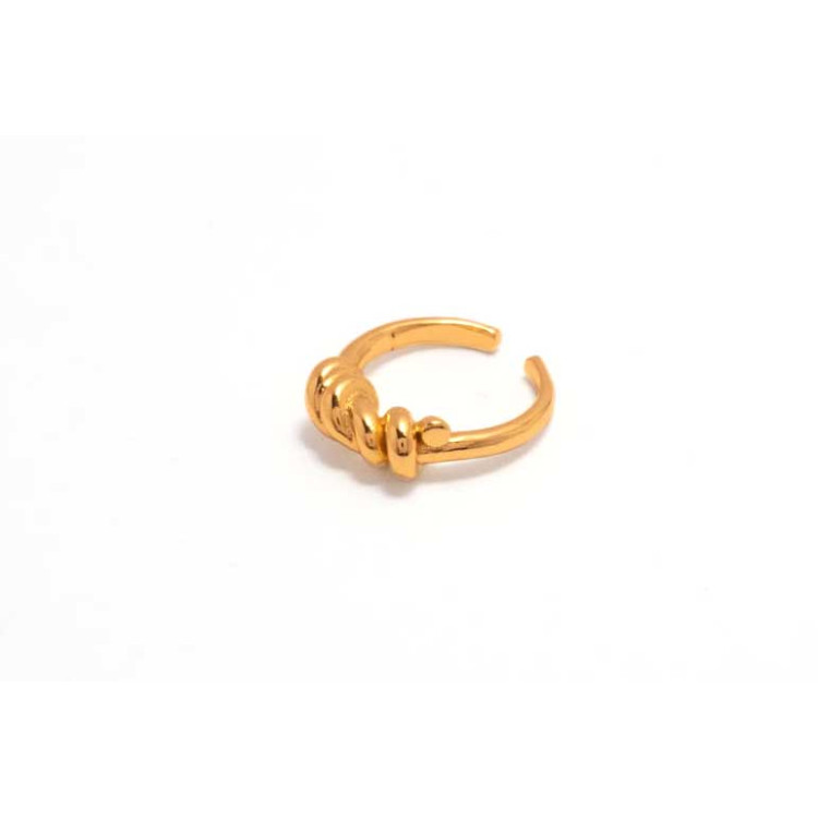 The Infinity Ring Collection Elegance and Chic Non Tarnish Gold Colour